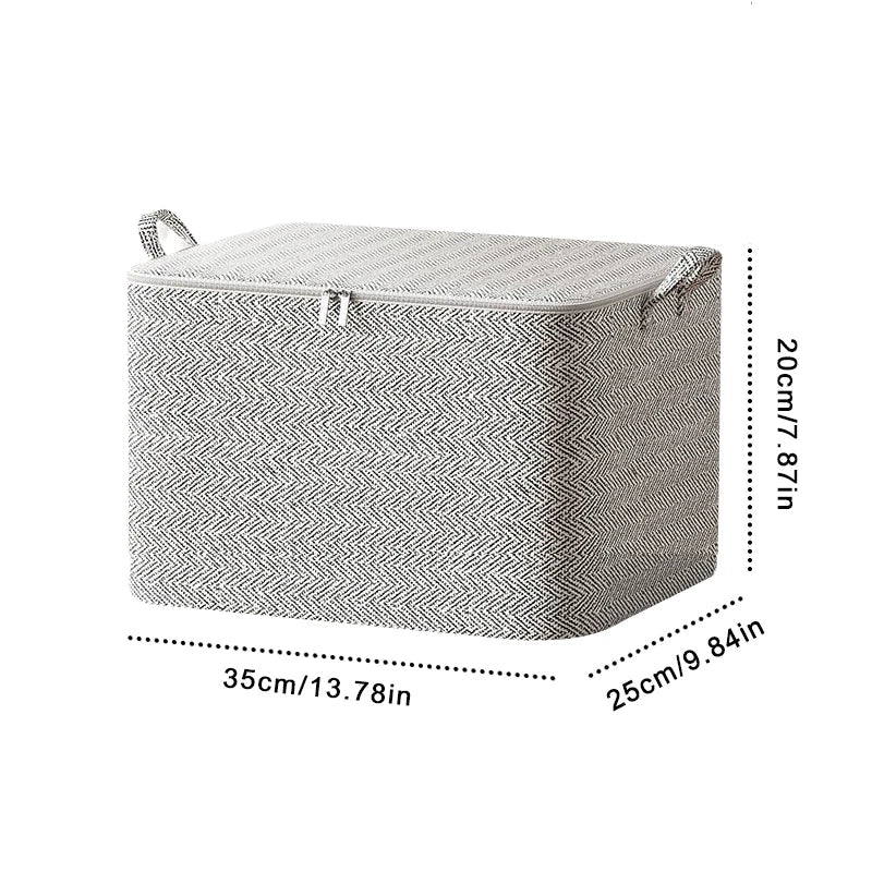 Carvallo VarioFold | Dammtätig & med fönster | Stor kapacitet | Textilförvaringsbox Carvallo