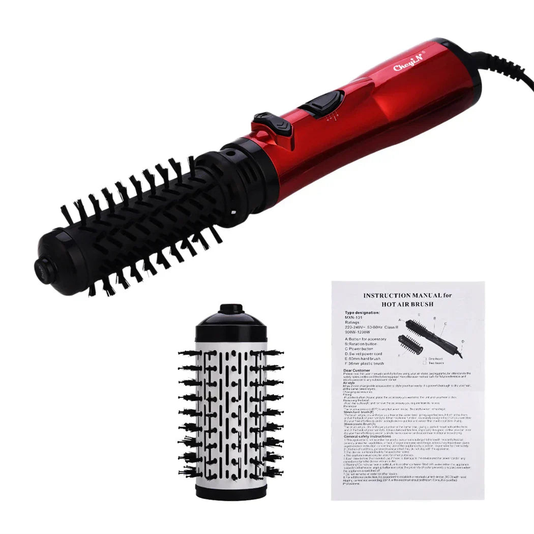 Hot Air Brush Rotating Ionic Hair Styler Carvallo