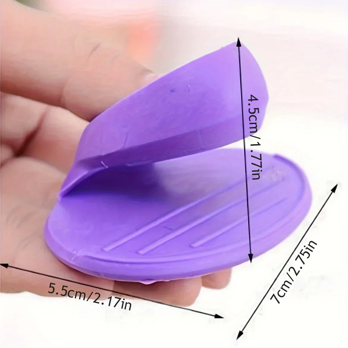 Carvallo Fingerhitzeskydd HeatGrip MiniGlove | 2/10 stycken | Värmebeständig & Halkfri | För Ugn & Mikrovågsugn | Kökstillbehör Carvallo