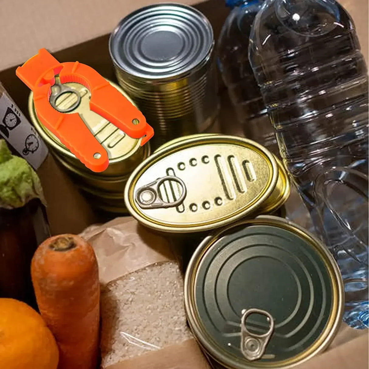 Carvallo- & Dosenöppnare EasyGrip | Multifunktionell & Ergonomisk | För seniorer, barn & svaga händer Carvallo