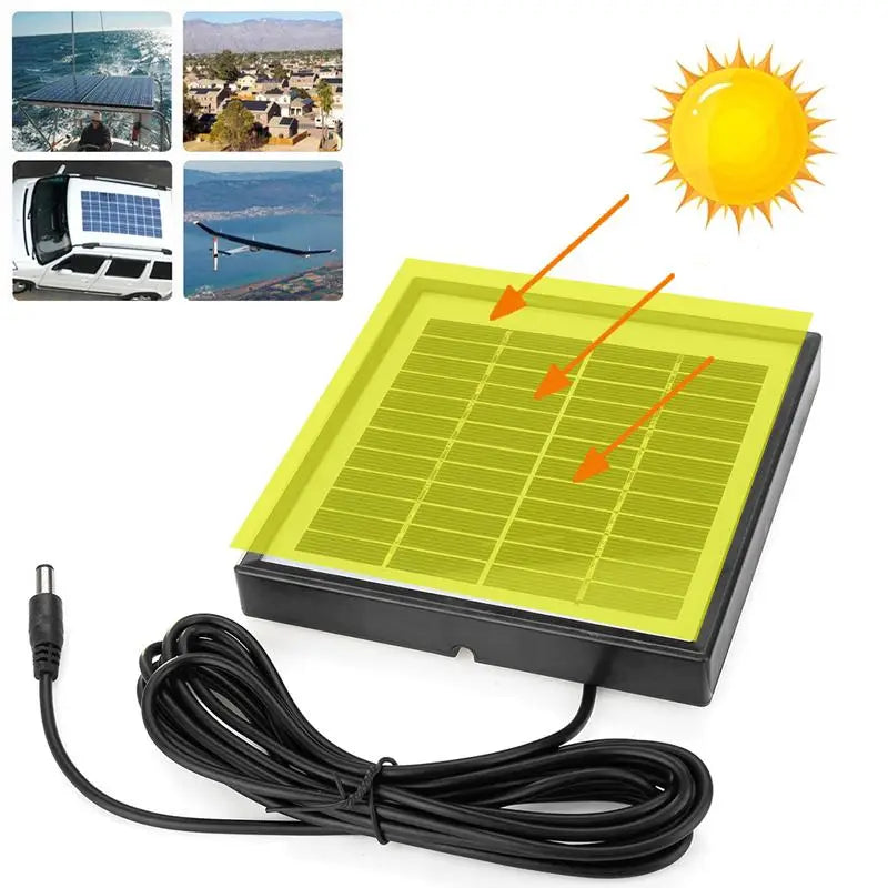 Carvallo Ladepanel SunCore 5W 12V | Polykristallin | Vattentät & Bärbar | För bil, husbil, båt & DIY-tillämpningar Carvallo