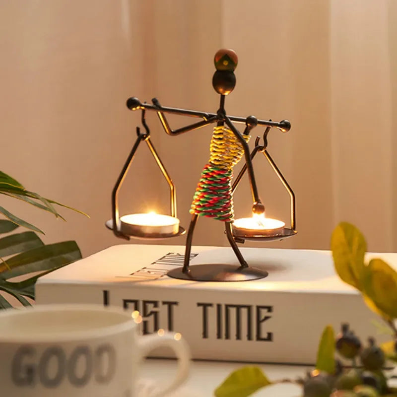 Handgjord Afrika-inspirerad värmeljushållare MILA Sverige