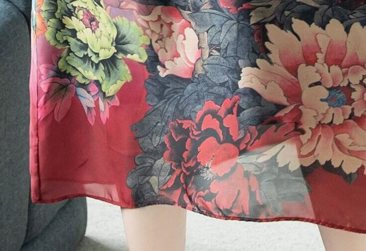 Klänning i äkta mjukt silke-Clothes for women-Hemnix-Hemnix