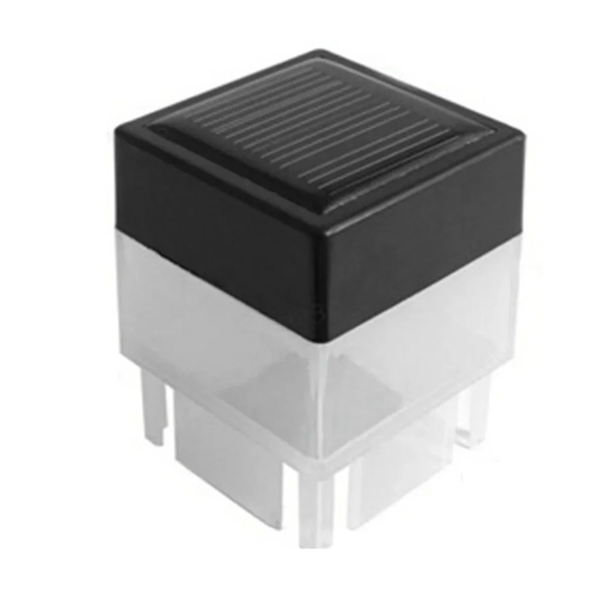 Carvallo YardGlow Solarlampa LED pelarlampa | Varmvitt ljus för trädgård & staket | Väderbeständig IP55 | 12 cm hög Carvallo