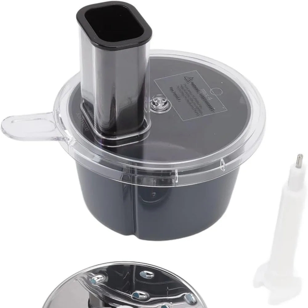 Carvallo Multifunktionellt tillbehörsset för Thermomix TM5/TM6 | Skärrondell, behållare & lock | Diskmaskinssäkert & livsmedelsäkert Carvallo