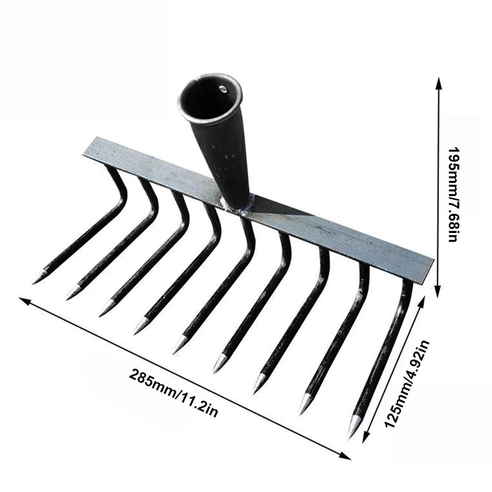 Carvallo Trädgårdsharv | Högpresterande Ogräsrivs | 4/7/9/12 Tänder | Kolstål Carvallo