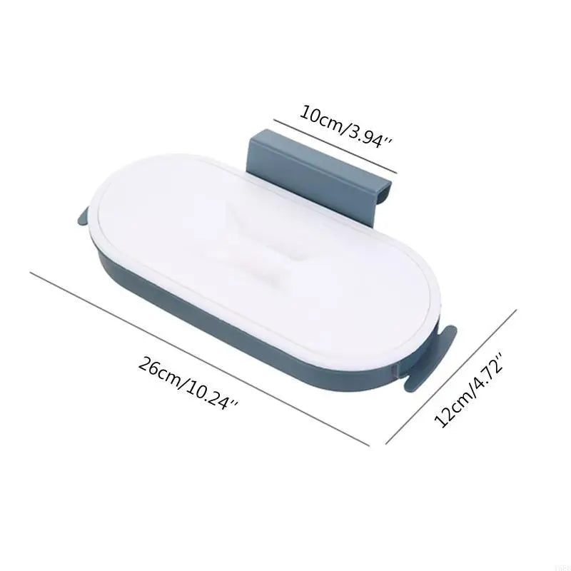 Carvallo Cleanuvo ClipBin | Med lock & ringfäste | För upphängning på skåpdörrar | Återanvändbar & tvättbar Carvallo