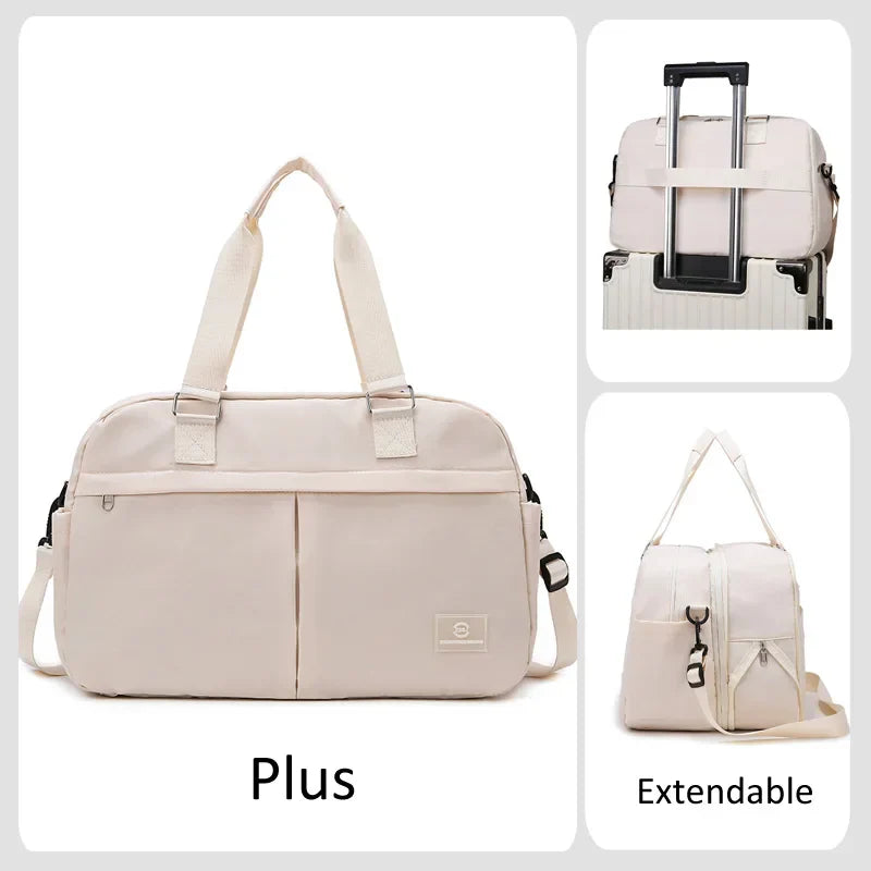 Carvallo Resväska Stor | Utbyggbar & Flerlager | Handbagage & Helgväska | Mycket Förvaringsutrymme Carvallo