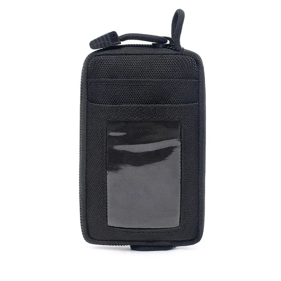 Carvallo-väska TactiPack Mini | Vattentät EDC-bältesväska med kortfack & dragkedja | För camping, resor & vardag Carvallo