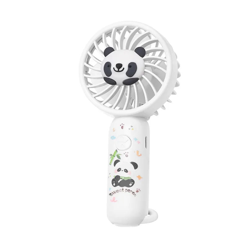 Carvallo-Handventilator BreeziPop | USB-laddning | Tyst & Bärbar | Söt tecknad design Carvallo