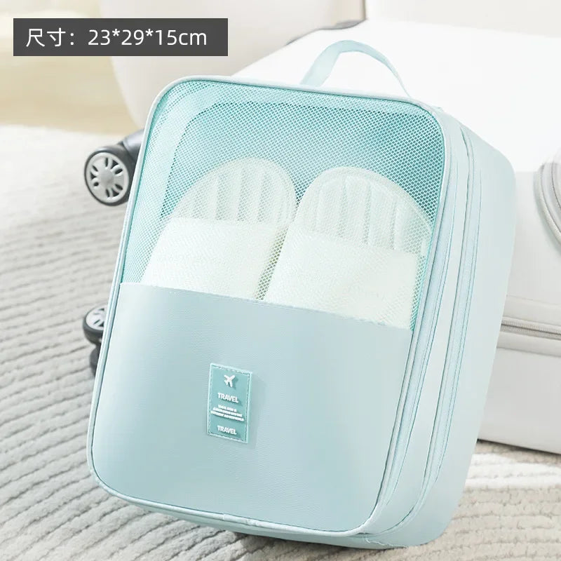 Carvallo TravelPro | Kompakt & Mångsidig | För 3–4 Par Skor | Cationic-Stoff Carvallo