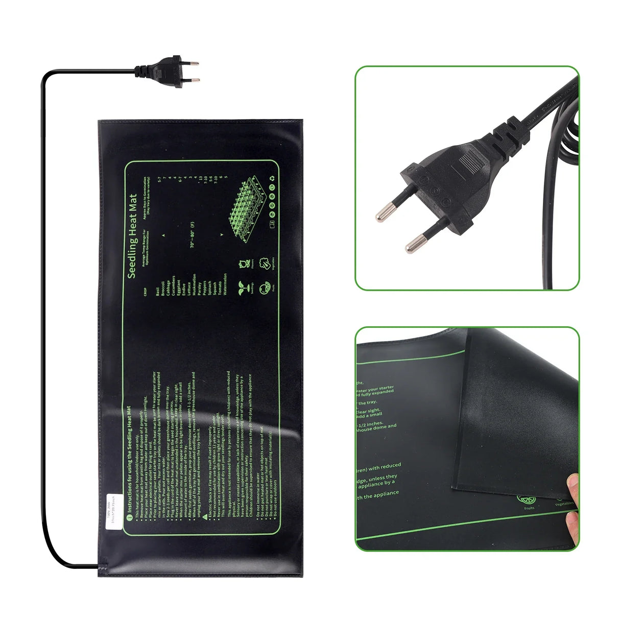 Carvallo Värmematta | För plantodling | Förbättrar groning | PVC 20W Carvallo