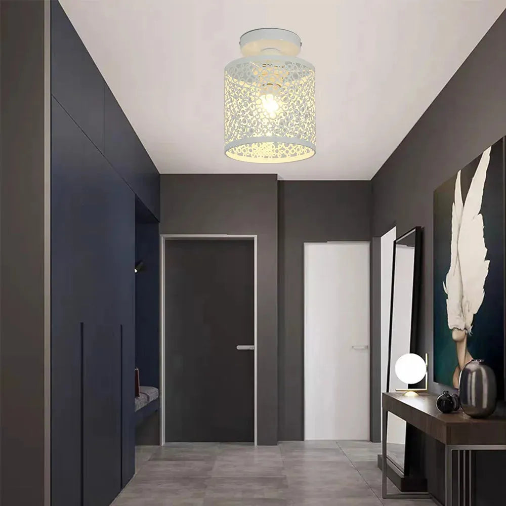 RetroGlow - Industriell Bur Loftlampa med Vintage Öppen-Ram Design Carvallo