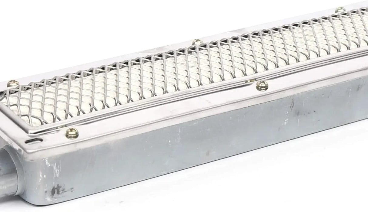 Carvallo Gasgrill med infraröd keramikbrännare | Rostfritt stål | Rektangulär 41 × 8 × 5,8 cm | Rökfri & energieffektiv | För gastronomi & utomhus Carvallo