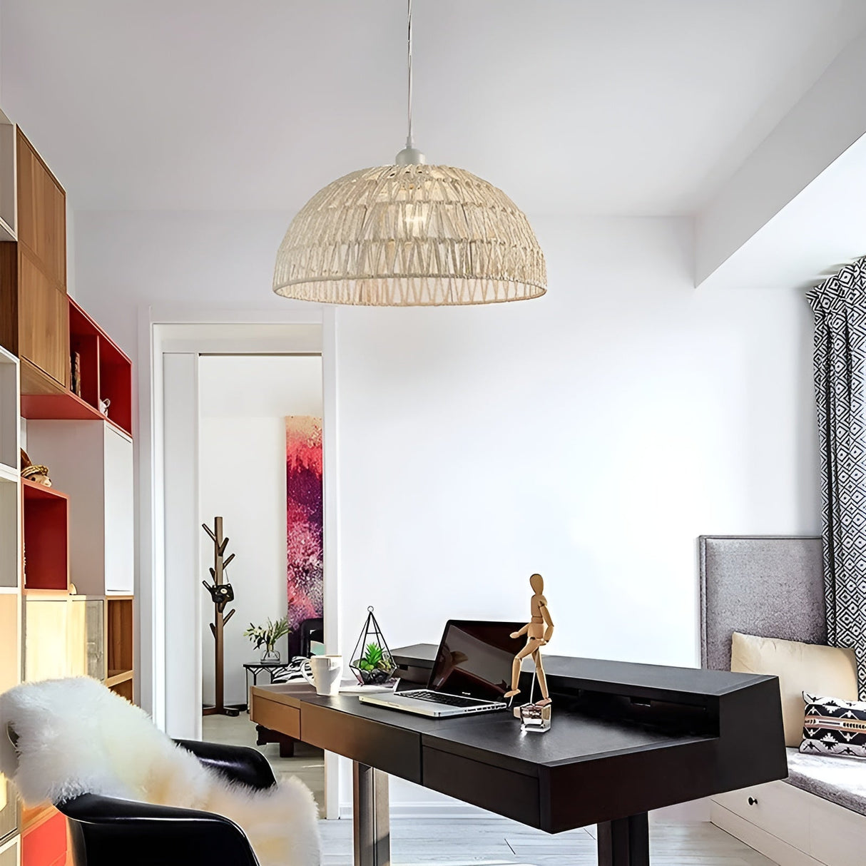 NatureWeave Light - Japansk Rattan Pendellampa Carvallo