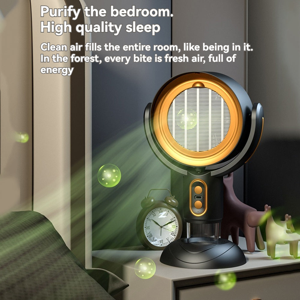 Bärbar Rök Luftfilterfläkt – Kraftfull, Uppladdningsbar och Perfekt för Alla Utrymmen Carvallo