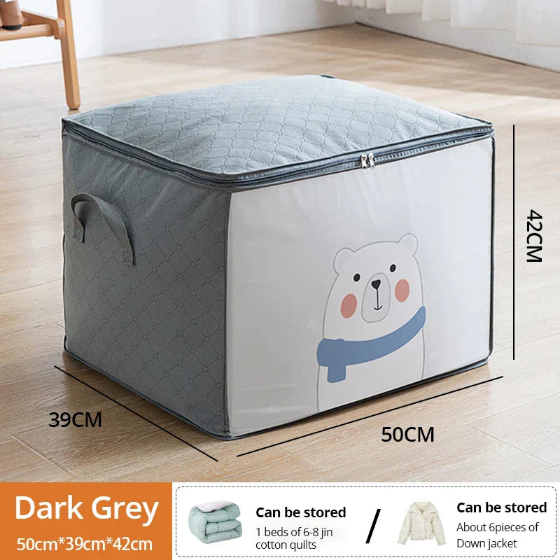 Carvallo SpaceNest FlexBag | Fällbar & Dammtät | Förstärkta handtag & Dragkedja Carvallo