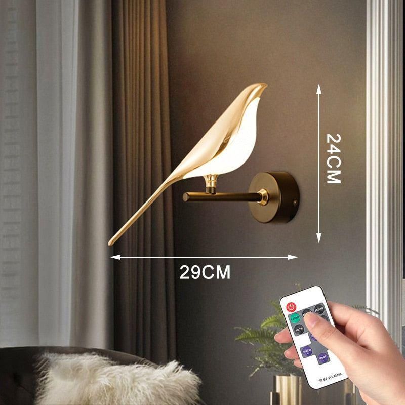 BirdGlow Light - Svängbara LED-vägglampor för hemmet Carvallo