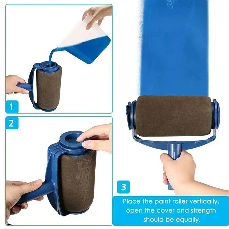 Färgrulle-set med tillbehör (6-delat) Carvallo