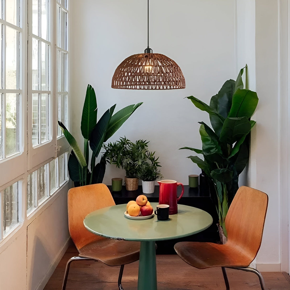 NatureWeave Light - Japansk Rattan Pendellampa Carvallo