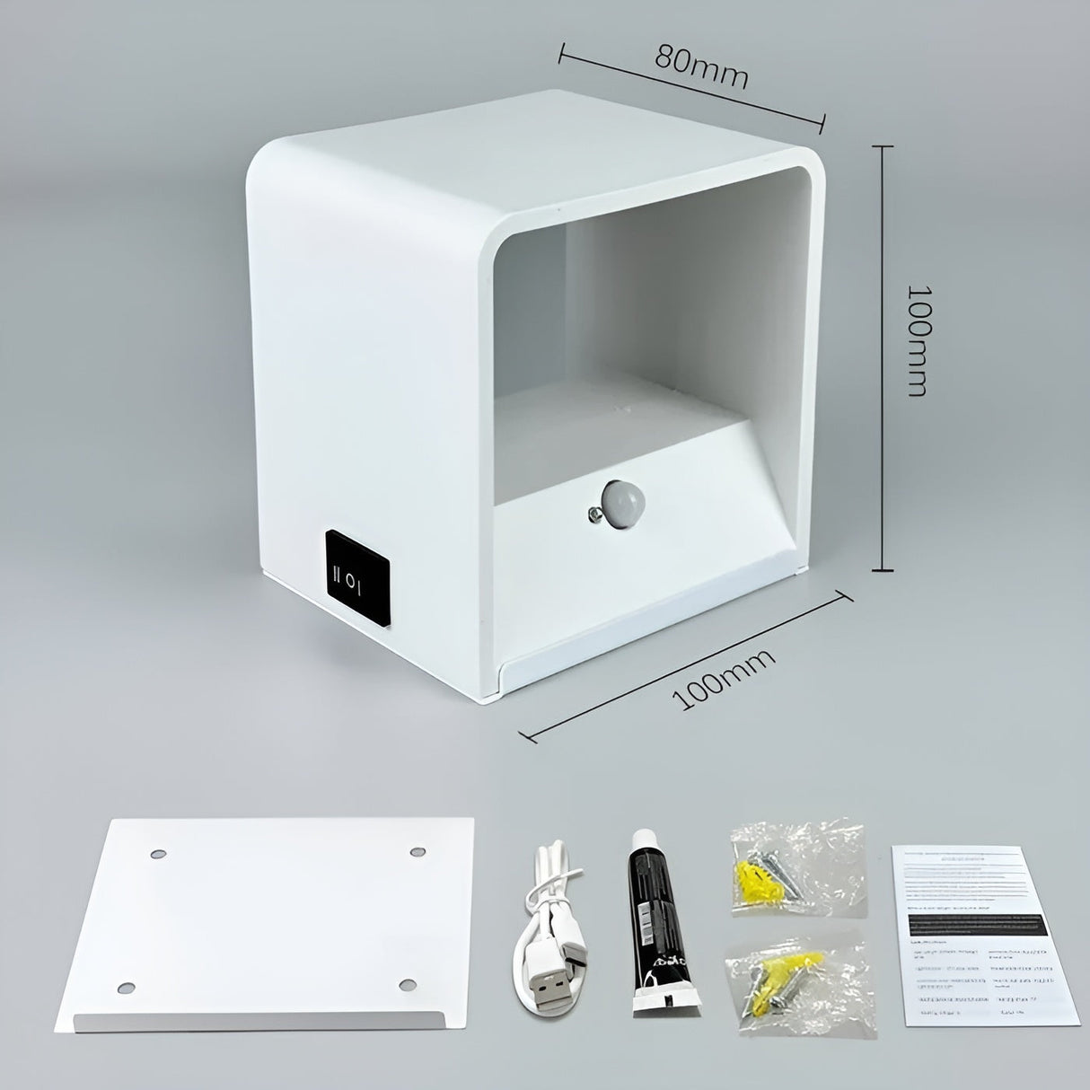 LuxWall Light - Modern återuppladdningsbar vägglampa Carvallo