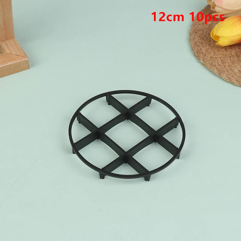 Carvallo Växtkruka underlägg | 10-pack Ventilationskuddar | Skyddar golv & rötter | Robust & Återanvändbar Carvallo