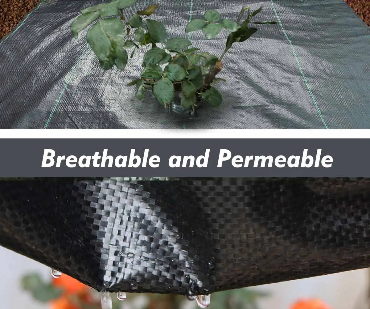 Ogräsduk Rulle – Robust och Andningsbar för Trädgård och Växtvård Carvallo