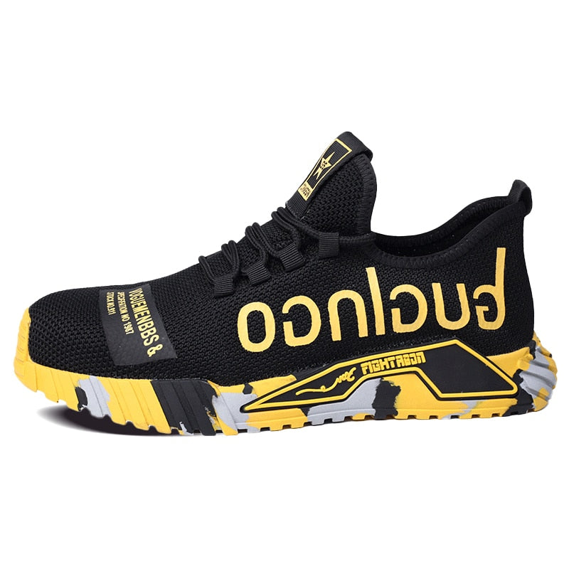 Bekväma säkerhetsskor-Shoes for Men-Hemnix-Gul-36-Hemnix