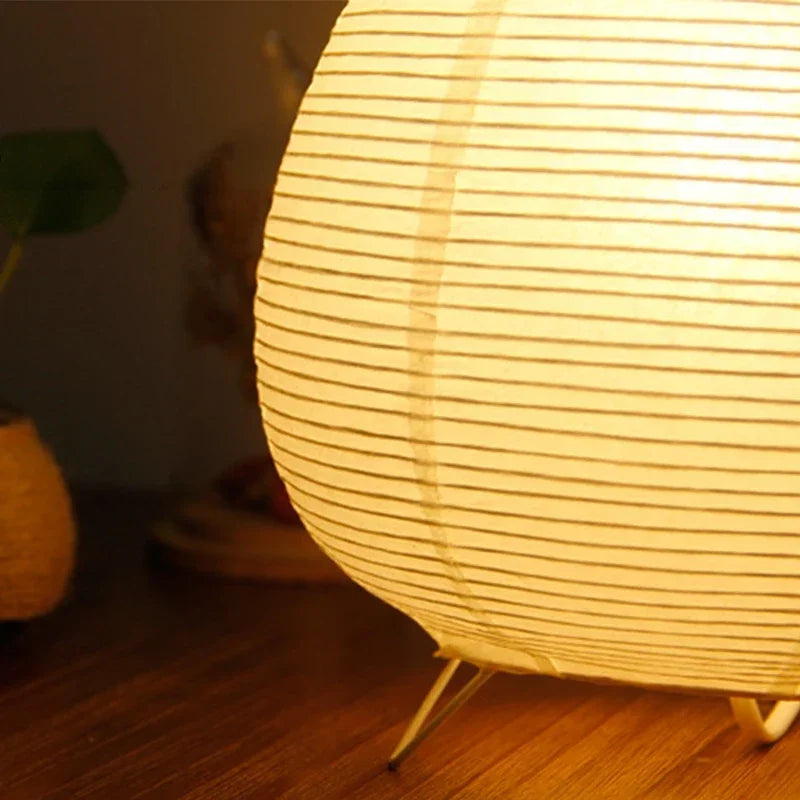 ZenLight Bordslampa – Japansk Rislampa i Modern Design Hemnix
