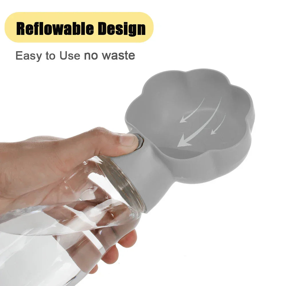 Carvallo DuoBottle | 2-i-1 hunddryckflaska & foderförvaring | Läckagesäker & bärbar | För på språng, promenader & resor Carvallo