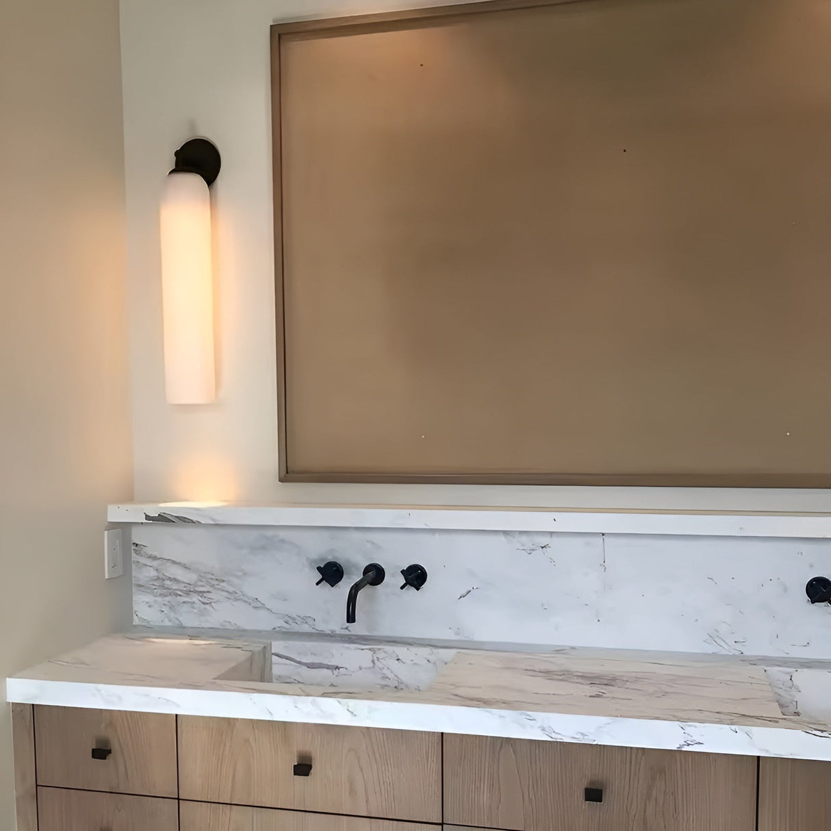 LustraGlow Light - Modern LED-vägglampa för väggmontering av glas Carvallo