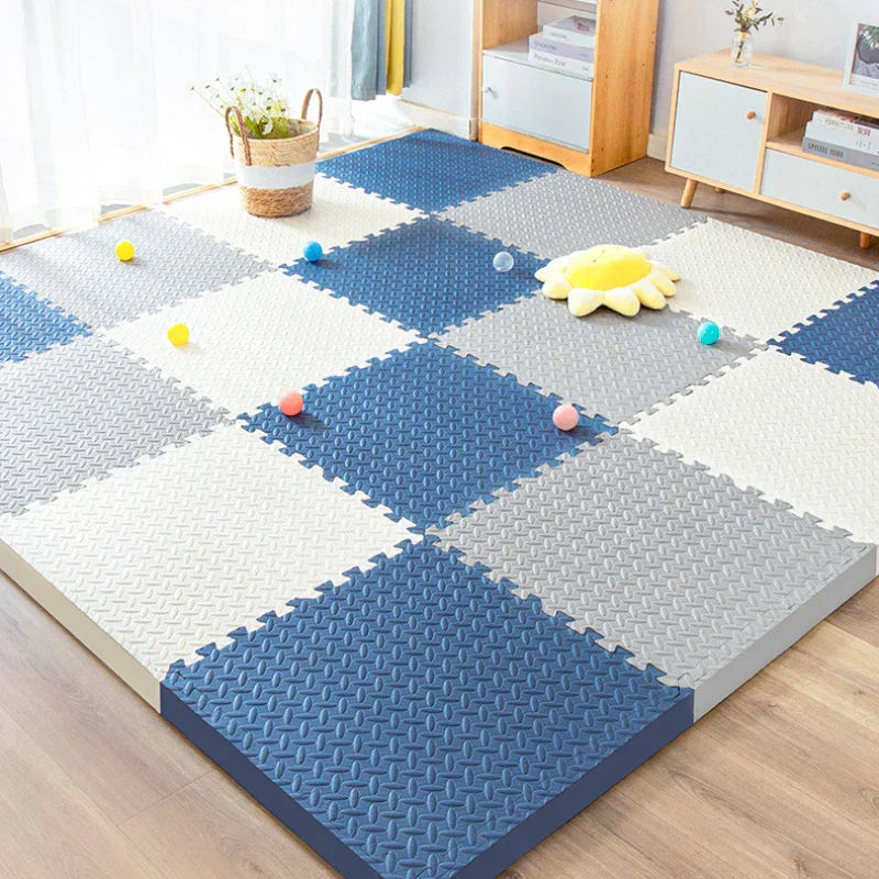 PlayMats – Färgglad skum babylekmatta pussel med låsbart design för barn Carvallo