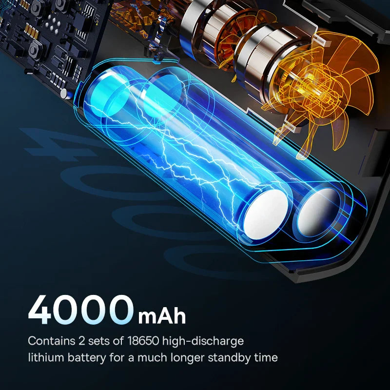 Carvallo AirBlitz OneTouch | Trådlös batteridriven luftpump med digital display och autostopp | För bil, cykel & motorcykel Carvallo