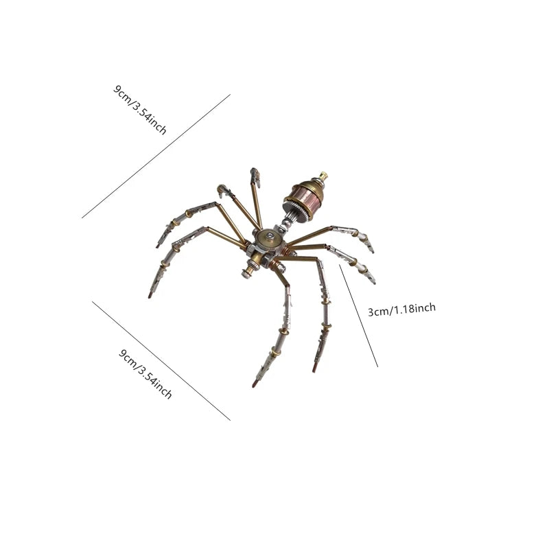 Carvallo - Steampunk Inspirerad Mekanisk Spindel för Kreativ Inredning Carvallo