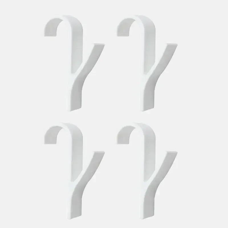 Carvallo Radiator Hook Set | 4-Pack | Space-Saving & Transparent | For Bathroom & Kitchen Carvallo