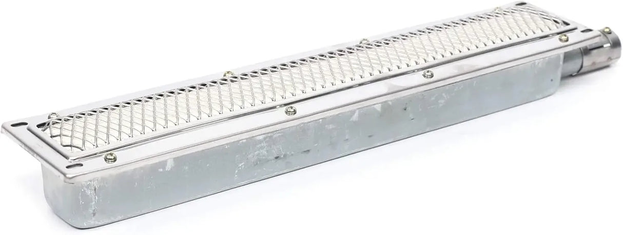 Carvallo Gasgrill med infraröd keramikbrännare | Rostfritt stål | Rektangulär 41 × 8 × 5,8 cm | Rökfri & energieffektiv | För gastronomi & utomhus Carvallo