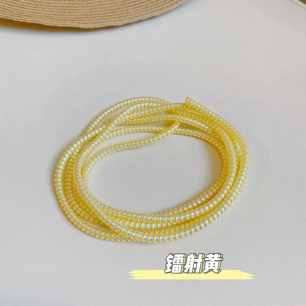 Carvallo Kabelskydd Spiral | Färgglad kabelskydd | För laddkablar & hörlurar | Skydd mot kabelbrott & knutar Carvallo