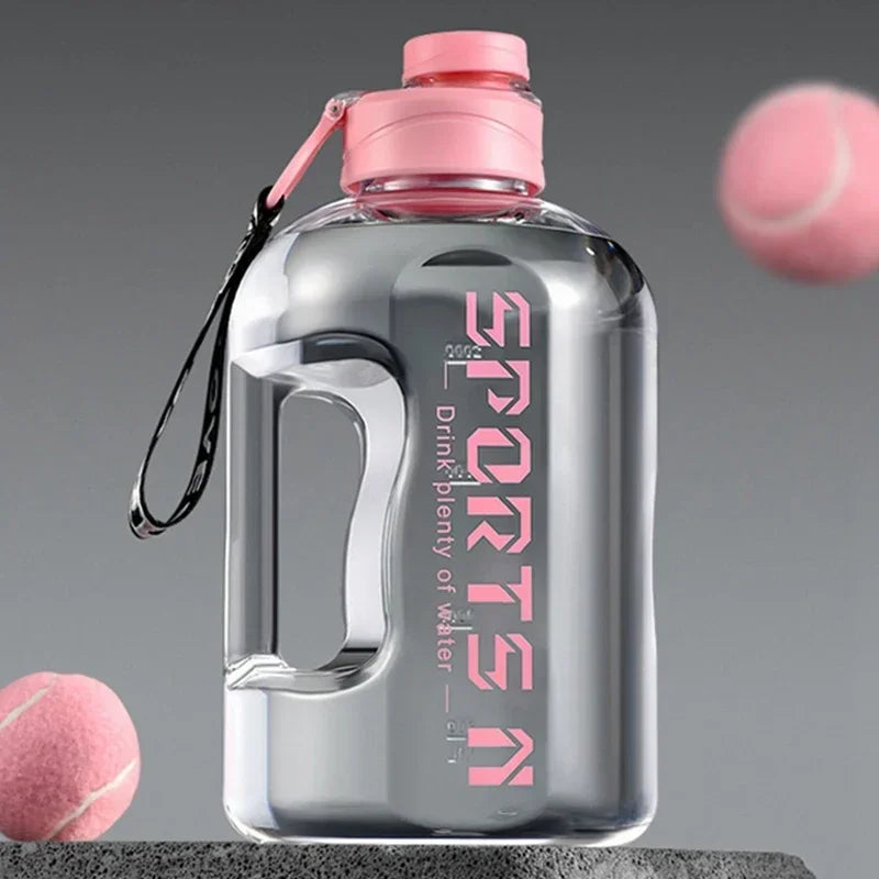 Carvallo Drickflaska 1,7 L / 2,7 L | Läcksäker & BPA-fri | Stor kapacitet | För Sport, Fitness & Utomhus Carvallo