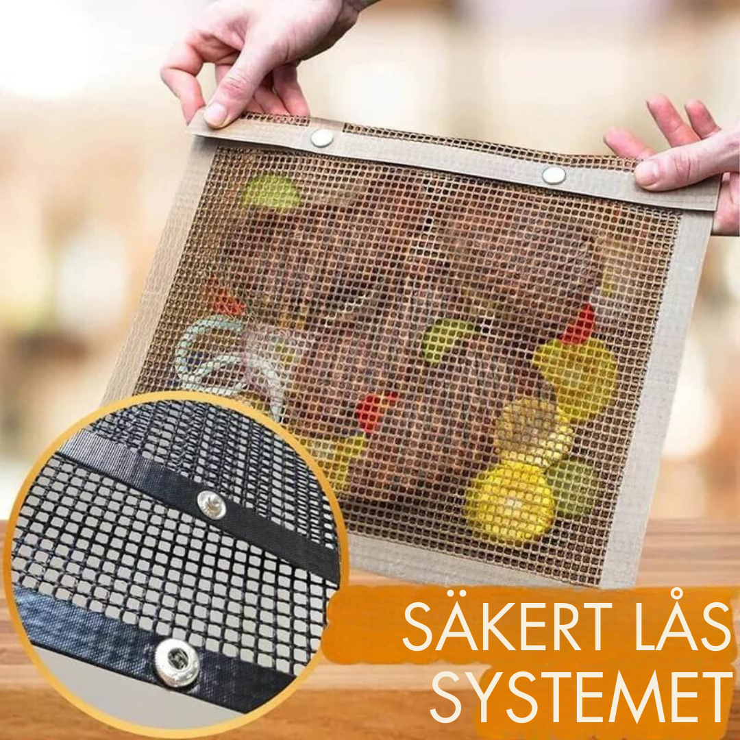 Anti-stick och återanvändbara mesh grillpåsar-VaruZ-Hemnix
