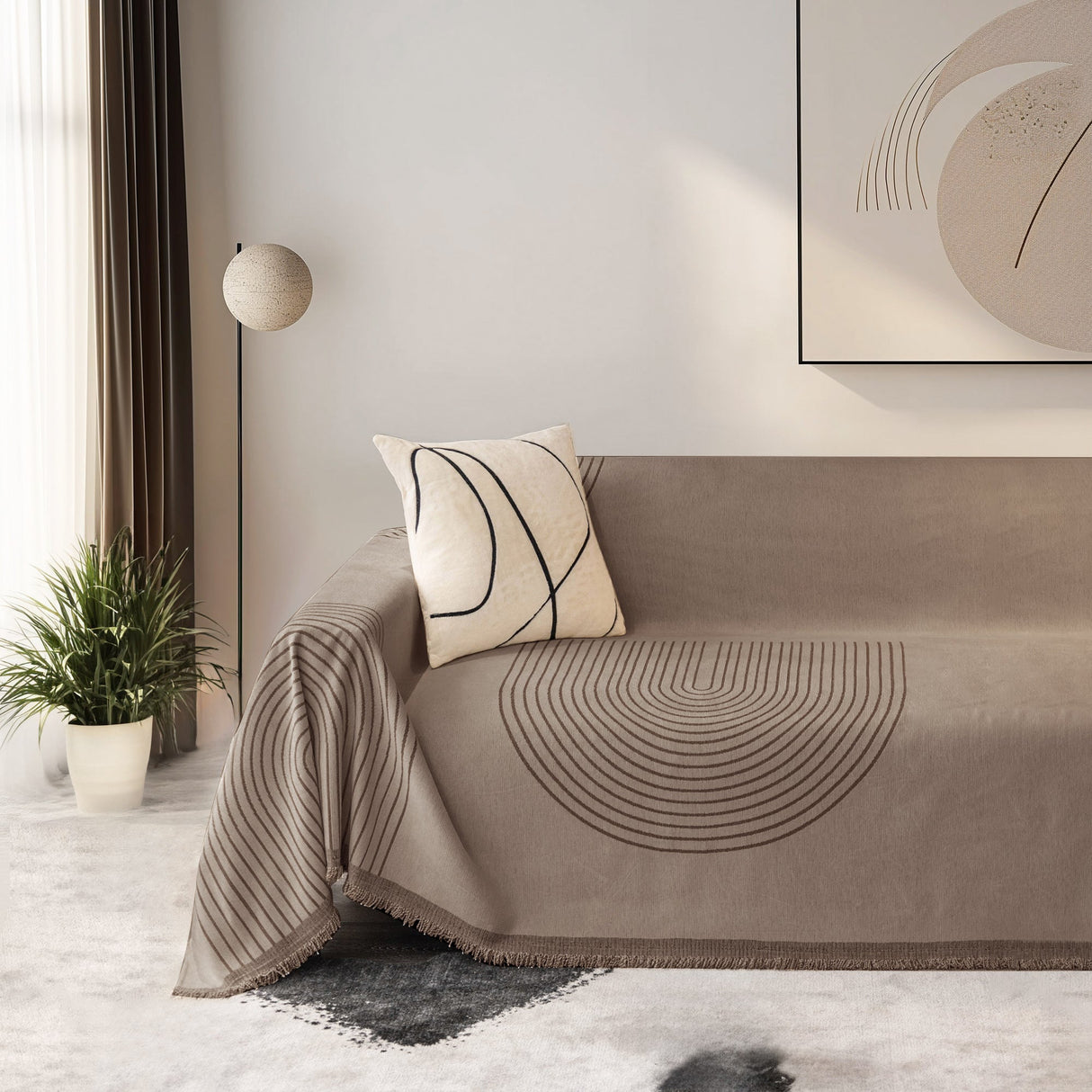 Vändbar Komfort Soffa / Sofföverdrag Carvallo