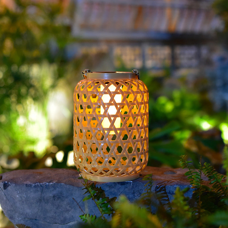 Modern vattentät Solar LED Woven Lantern MILA Sverige