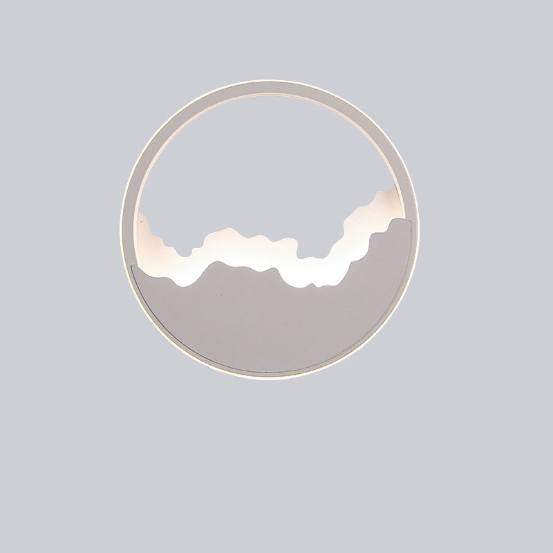 Carvallo - Modern LED vägglampa med elegant vågmönster för stilfull belysning Carvallo