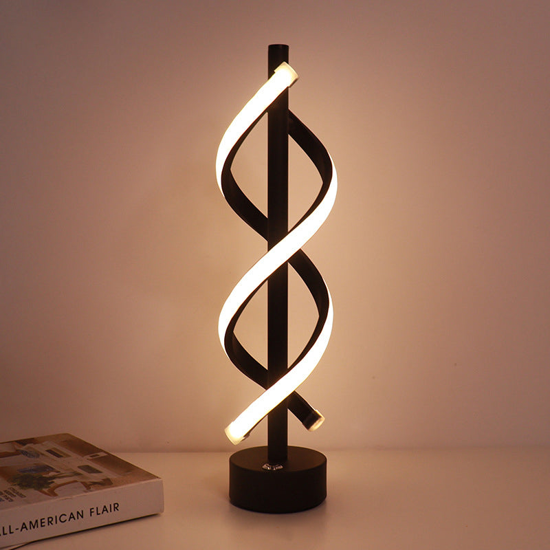 Nordic Dual Spiral LED-lampa – modern järnremsdesign MILA Sverige