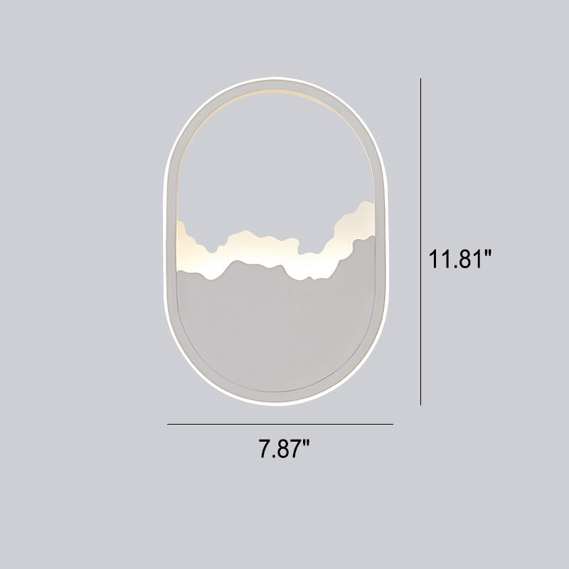 Carvallo - Modern LED vägglampa med elegant vågmönster för stilfull belysning Carvallo