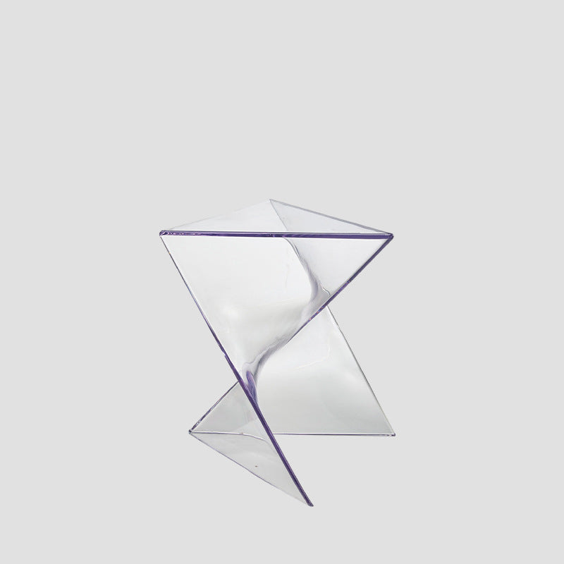 Sido Bord Modern Akryl Twist Design Carvallo