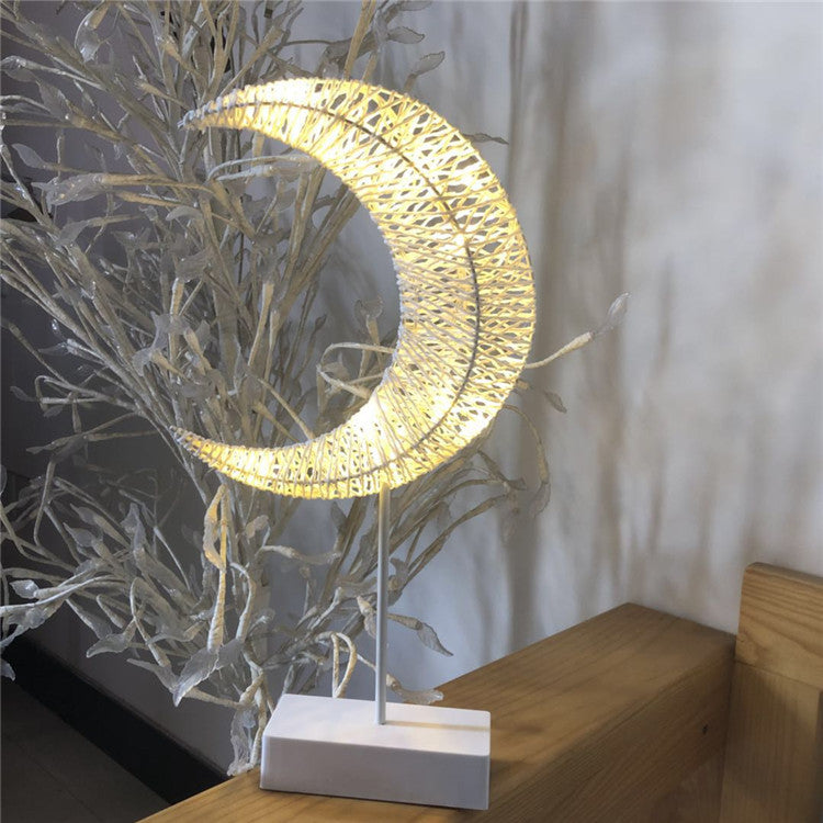 RattanGlow | Modern Creative Woven Rotting LED Nattduksbordslampa MILA Sverige