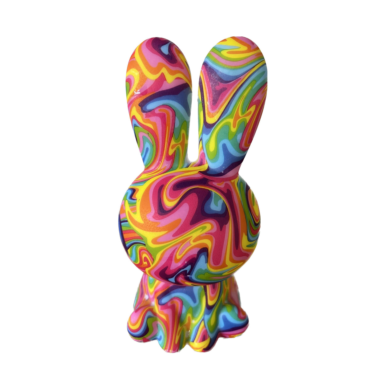 RainbowBunny | Kreativ 3D-skriven LED-nattlampa med handmålad design MILA Sverige