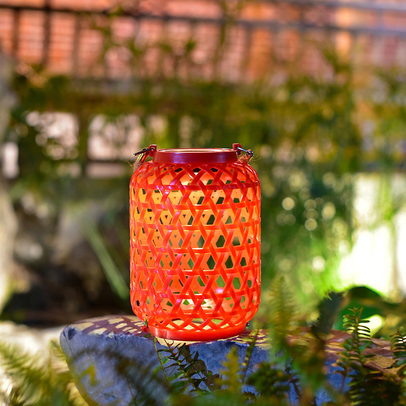 Modern vattentät Solar LED Woven Lantern MILA Sverige