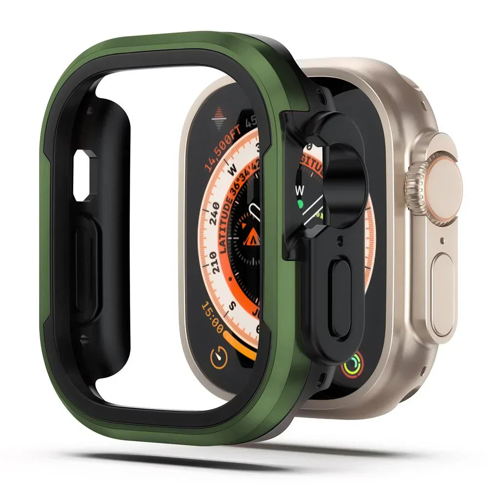 Luxora Heavy Duty Stöttåligt Fodral – Kompatibelt med Apple Watch 3-10 Carvallo