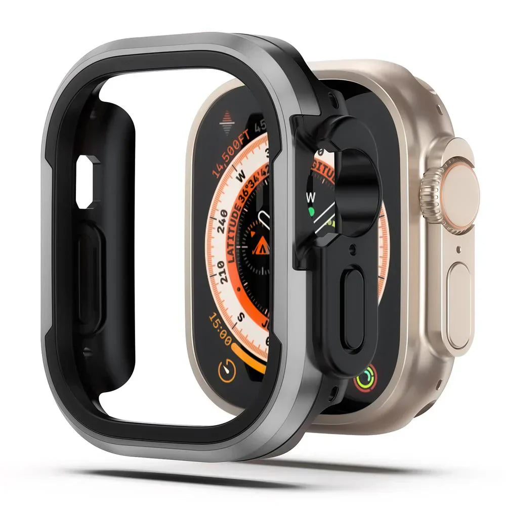 Luxora Heavy Duty Stöttåligt Fodral – Kompatibelt med Apple Watch 3-10 Carvallo